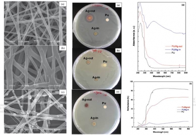 Preparation and Characterizations of Silver Incorporated Polyurethane Composite Nanofibers via Electrospinning for Biomedical Applications