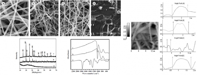 Vanadium pentoxide nanofibers by electrospinning